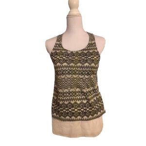 Princess by Vera Wang Patterned Tank Top.  Small